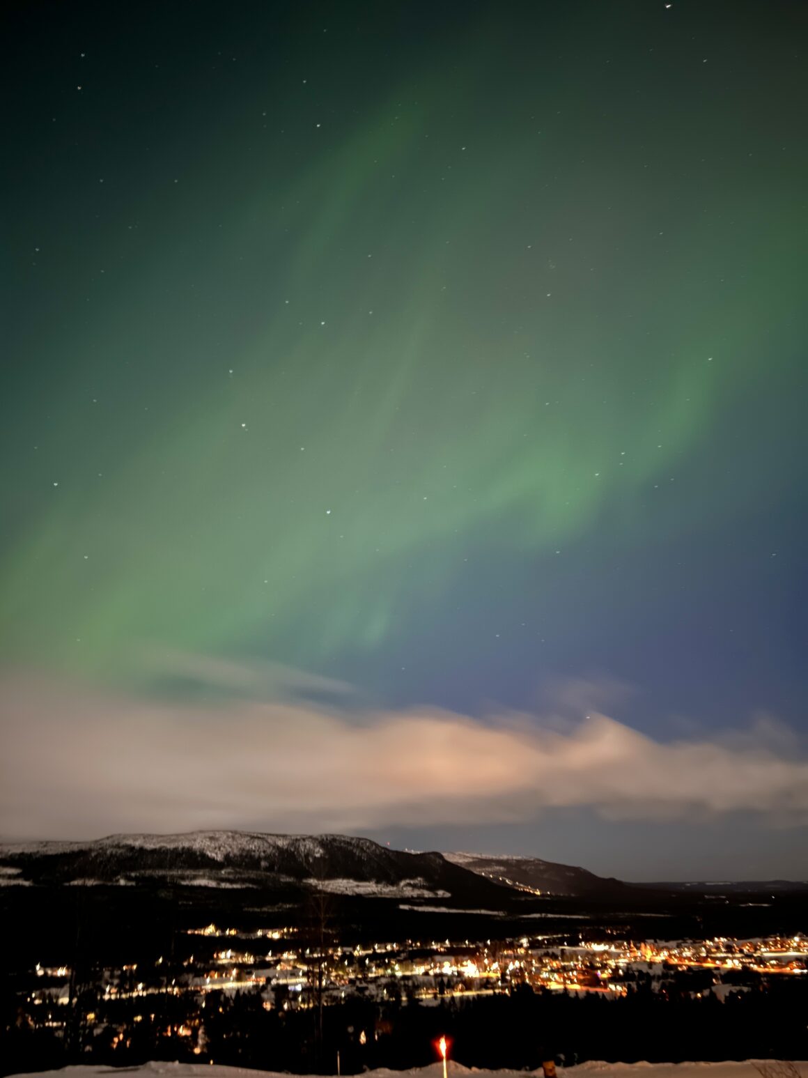 Vy över byn Vemdalen