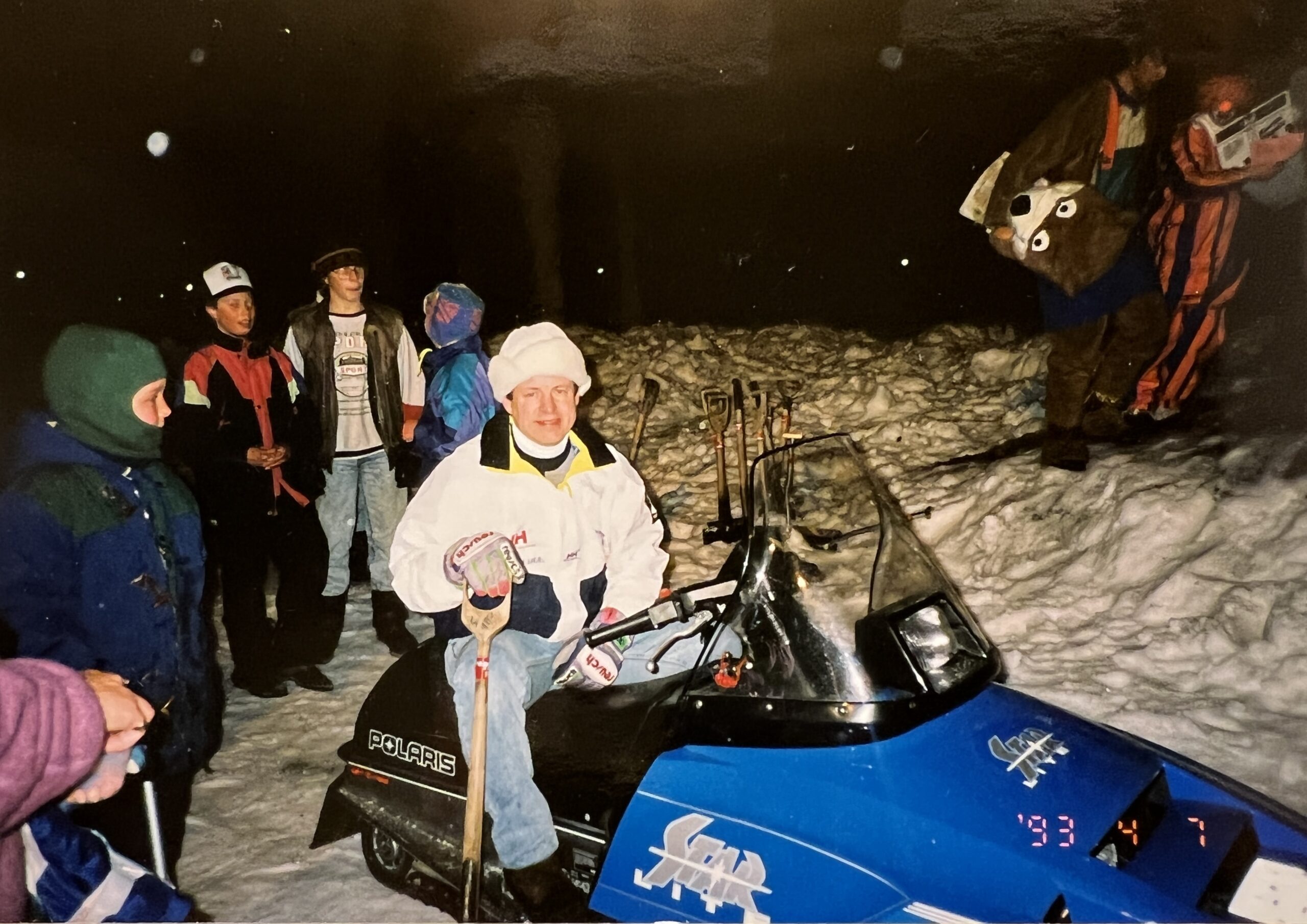 Gösta Söder vann en skoter på Vemdalsnatta 1993